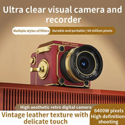RetroSnap™ – 64MP Vintage Digital Camera