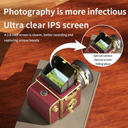 RetroSnap™ – 64MP Vintage Digital Camera