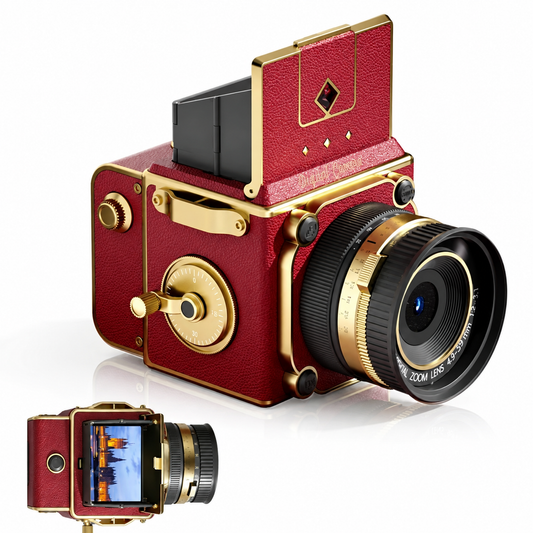 RetroSnap™ – 64MP Vintage Digital Camera